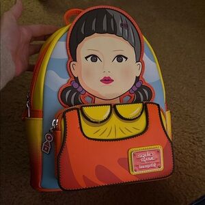 Loungefly Squid Game Backpack - New with Tags, Lights Up